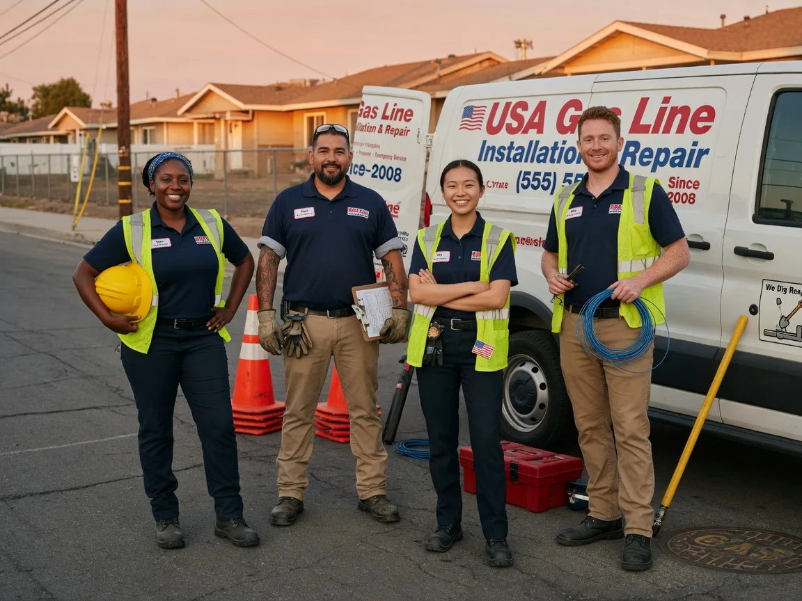 Gas Line Installation company in Dewy Rose, GA
